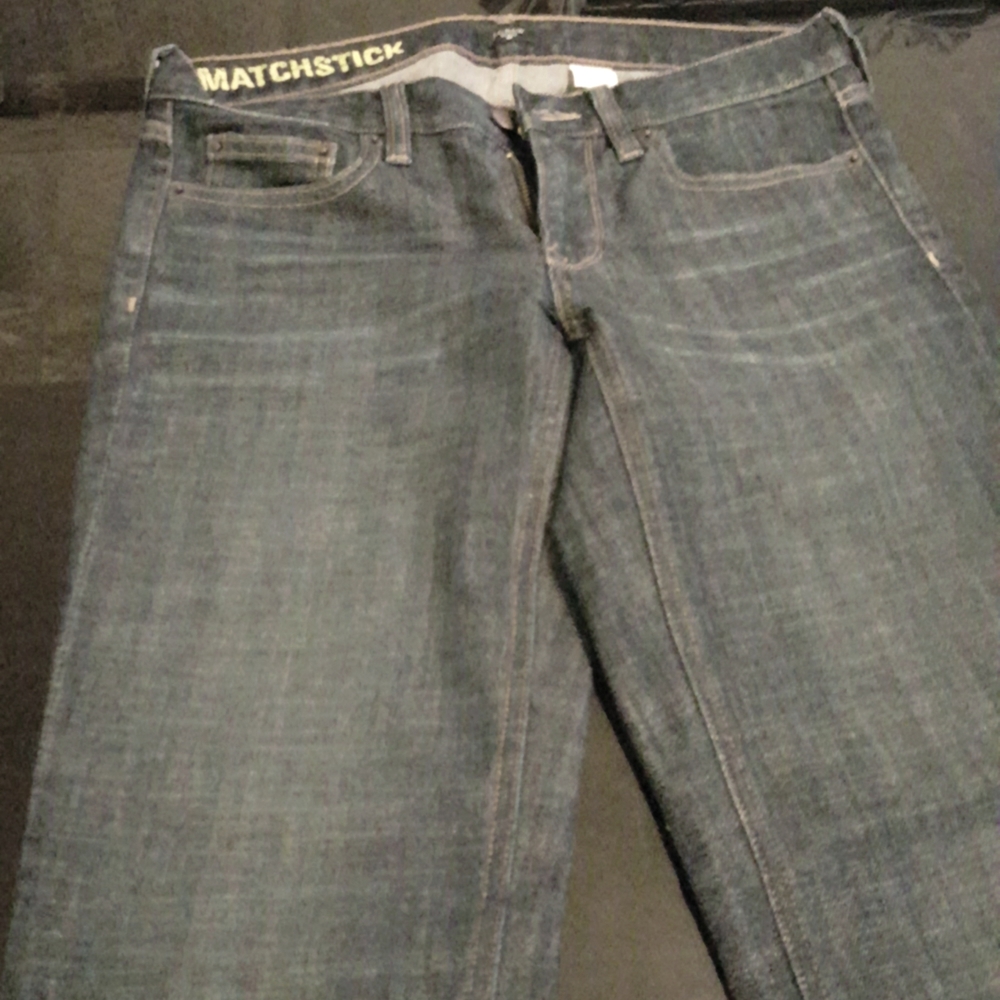 Jeans/J Crew/blue Women's denim size 27w 30L matchstick